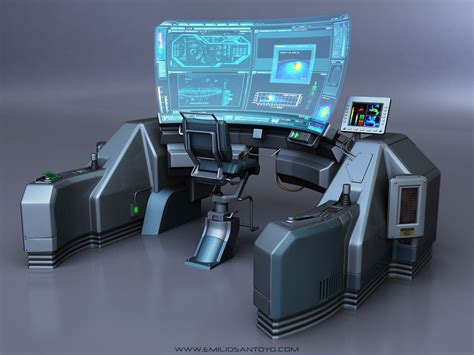 futuristic computer