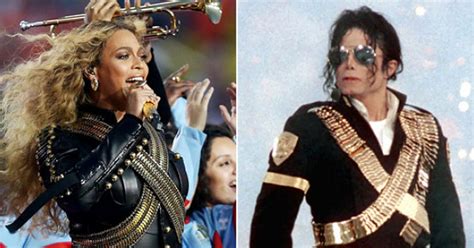beyonce s super bowl nod to the king of pop michael jackson huffpost