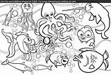 Sea Coloring Pages Creatures Printable Life Under Kids Ocean Animals Drawing Exclusive Color Animal Printables Ethan Spellbound Getcolorings Albanysinsanity Print sketch template