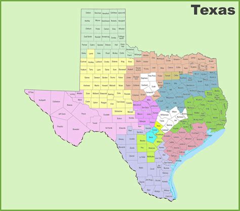 counties  texas sandy  texas
