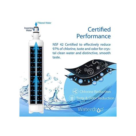 Waterdrop Refrigerator Water Filter Compatible With Ge Rpwf Not Rpwfe