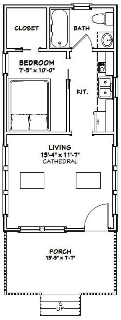 house  bedroom  bath  sq ft  floor plan etsy tiny house layout shed  tiny