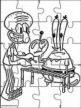 Spongebob Jigsaw Puzzles sketch template