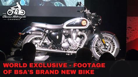 bsa gold star motorcycle revealed youtube