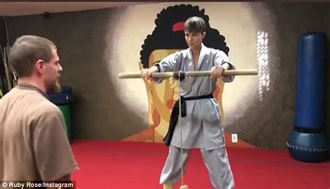 Ruby Rose Flaunts Her Martial Arts Skills As She Gets
