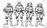 Coloring Ninja Pages Turtles Mutant Teenage Kids Popular sketch template