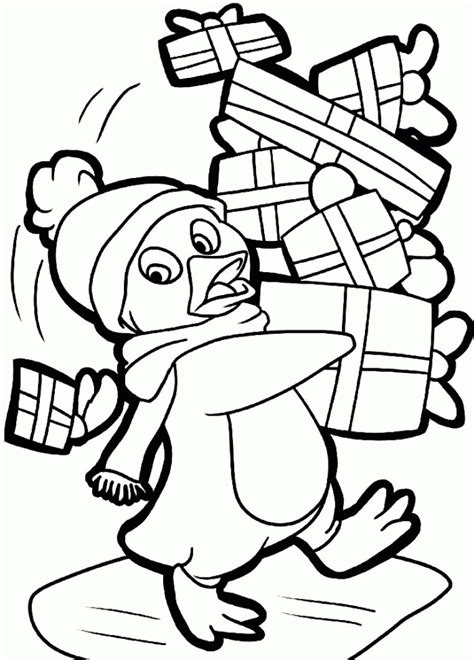 cute penguin coloring pages coloring home