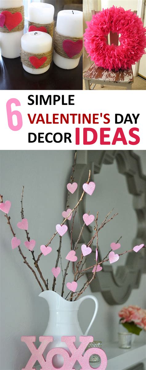 simple valentines day decor ideas