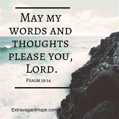 words  thoughts   lord extravagant hope