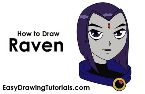 How To Draw Raven Teen Titans