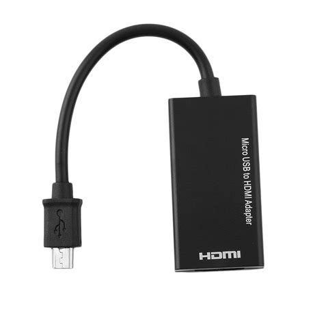 mini micro usb  hdmi high definition conversion cable adapter cable hd ppcs walmart