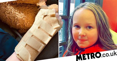 Sinister Version Of Rock Paper Scissors Left Girl With Broken Hand