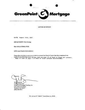 mortgage recast letter sample form fill   sign printable