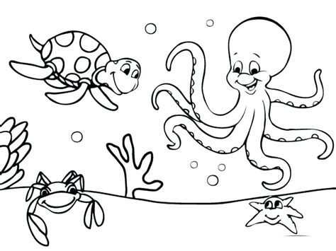 sea life coloring pages  adults  getdrawings
