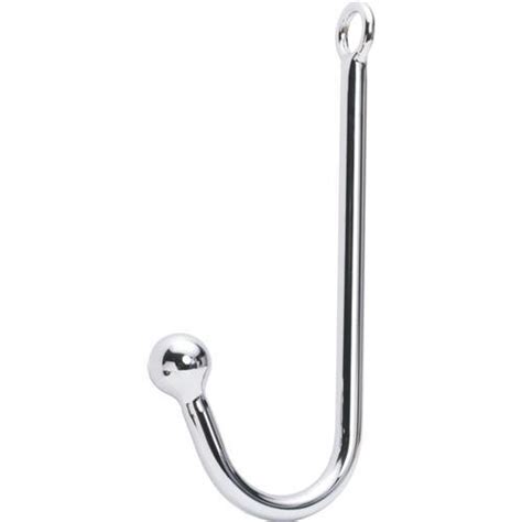 anal hook with ball anal butt plugs unisex anal toys steel metal anal butt plugs silver anal