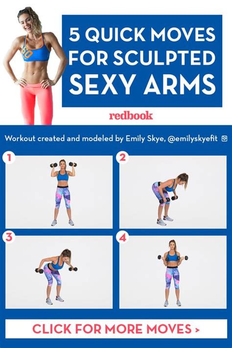 best arm exercises emily skye dumbbell workout