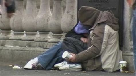 giving  beggars fuels addiction warns campaign  manchester bbc news