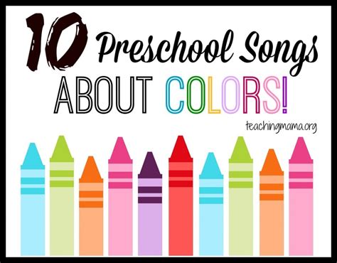 preschool songs  colors