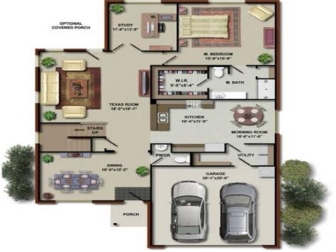 bedroom modern house floor plan