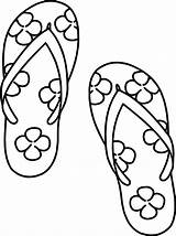 Flop Slipper Flops Pintar Infradito Chinelos sketch template