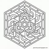 Coloring Pages Geometric Pattern Geometry Sacred Adults Printable Print Patterns Books Mandala Colouring Color Designs 3d Kids Library Clipart Book sketch template