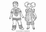 African Children Coloring Colouring Pages Kids Clipart Africa Kings Cliparts Colombian American King Clip Traditional Color Flag Around Sheets Culture sketch template