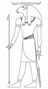 Coloring Egypt Khnum Pages Egyptian Ancient Kids Drawings Printable Children Dios Cultures Countries Gods Farid Pharaonic Amin Culture Supercoloring Categories sketch template