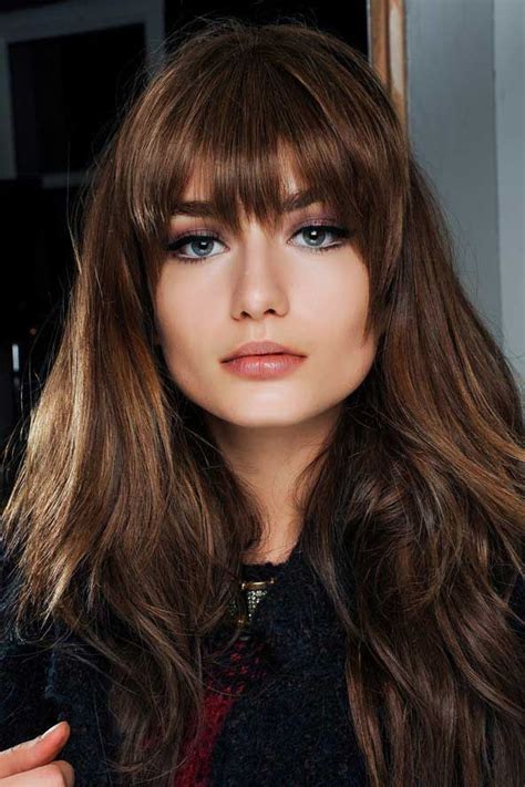 Best 25 Front Bangs Hairstyles Ideas Only On Pinterest