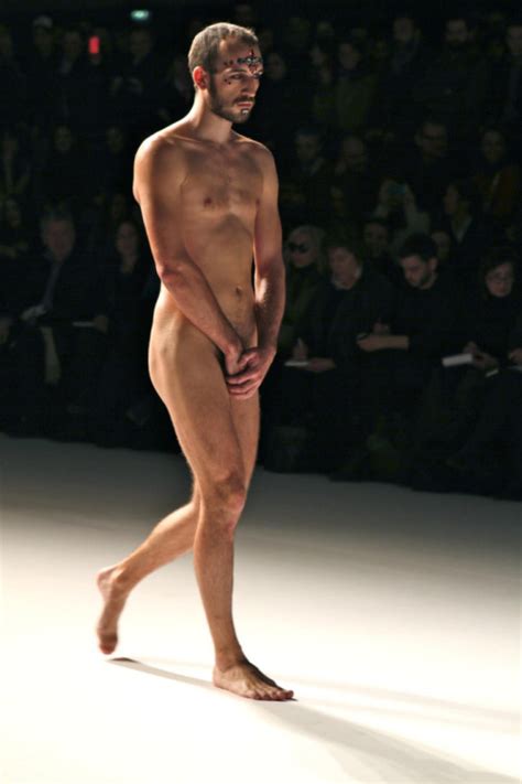naked male models on runway cumception