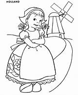 Coloring Kids Pages Printable Color Children Princess Holland Dutch Girl Around Drawing Things Sheets Print Clipart Books Raising Boy Kid sketch template