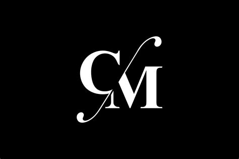 cm monogram logo design  vectorseller thehungryjpegcom