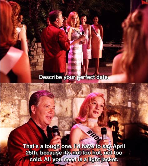 Describe Your Perfect Date ~ Miss Congeniality 2000 ~ Movie Quotes