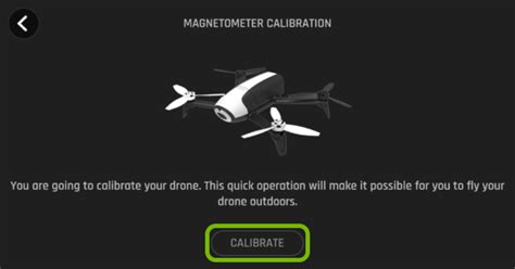 calibrate  parrot bebop  drone supportcom techsolutions