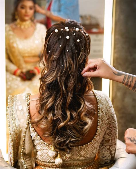 Perfect Indian Bridal Hairstyles Front View Hairstyles Inspiration