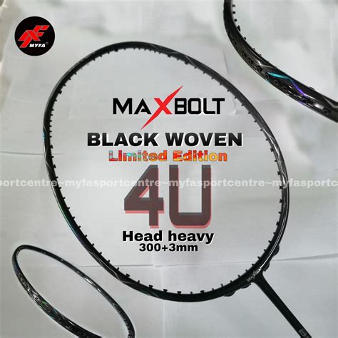 maxbolt black woven limited edition  softcover shopee malaysia