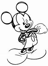 Wecoloringpage Mickey sketch template