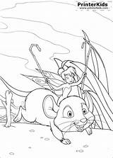 Coloring Pages Disney Tinkerbell Terence Template Fairy sketch template