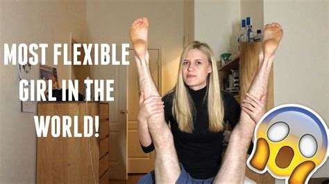 most flexible girl in the world youtube