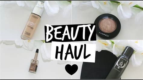 xl beauty haul mac dm benefit douglas hairshop youtube