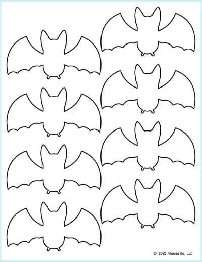 printable bat templates mombrite