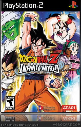 Gakgokugakseru Dragon Ball Z Infinite World Ps2 Cover Dragon Ball Z