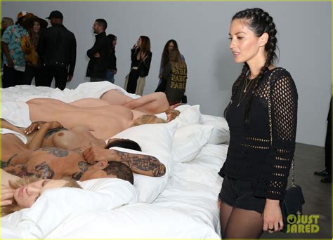 kanye west opens art gallery featuring his famous bed and wax figures photo 3743035 kanye