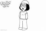 Coloring Pages Guy Family Lois Line Printable Kids sketch template