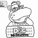 Mcstuffins Hallie Hippo Nilpferd Printables Malvorlagen Hier Letzte sketch template