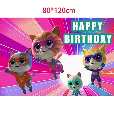 super kitties party supply balloons cake topper backdrop etsy