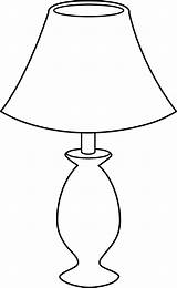 Lamp Clipart Clip Outline Table Lamps Colouring Cliparts Kids Light Floor Line Transparent Colorable Coloring Clipartpanda Collection Library 20clipart Crafts sketch template