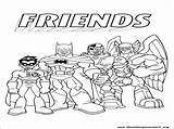 Friends Super Pages Coloring Getcolorings sketch template