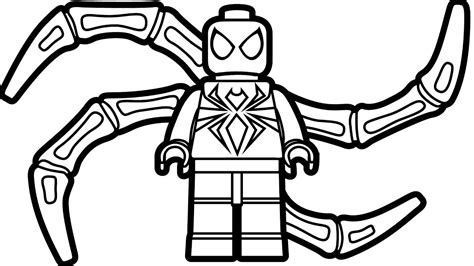 lego spiderman coloring pages  getdrawings