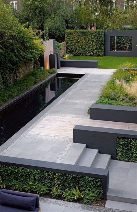 contemporary garden design ideas  garden modern london landscape