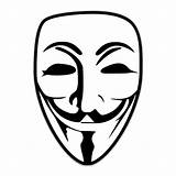 Mask Guy Fawkes Anonymous Drawing Joker Hacker Logo Vendetta Purepng sketch template
